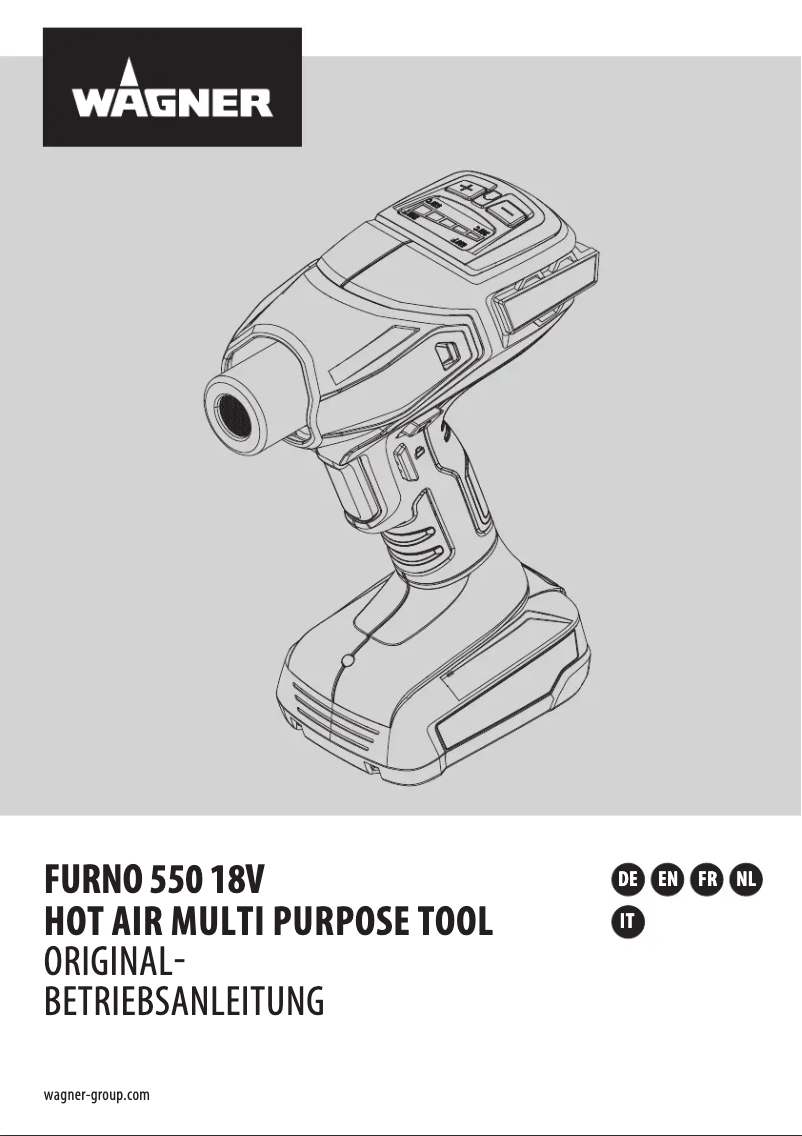 First page image of the manual for Furno 550 18V