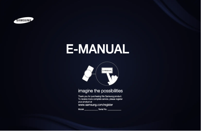 Page 1 of the manual User Manual Samsung UN60D6500