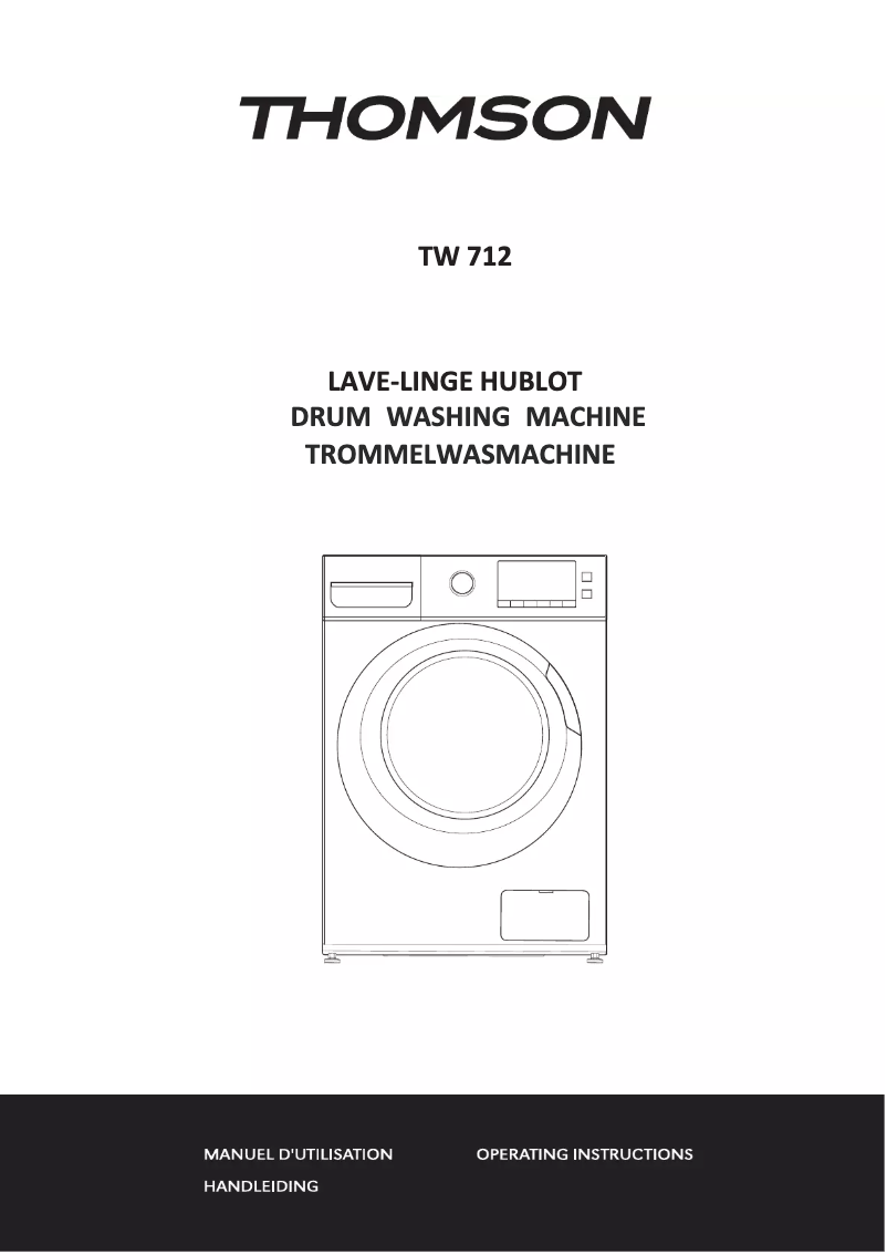 Page 1 of the manual User Manual Thomson TW 712
