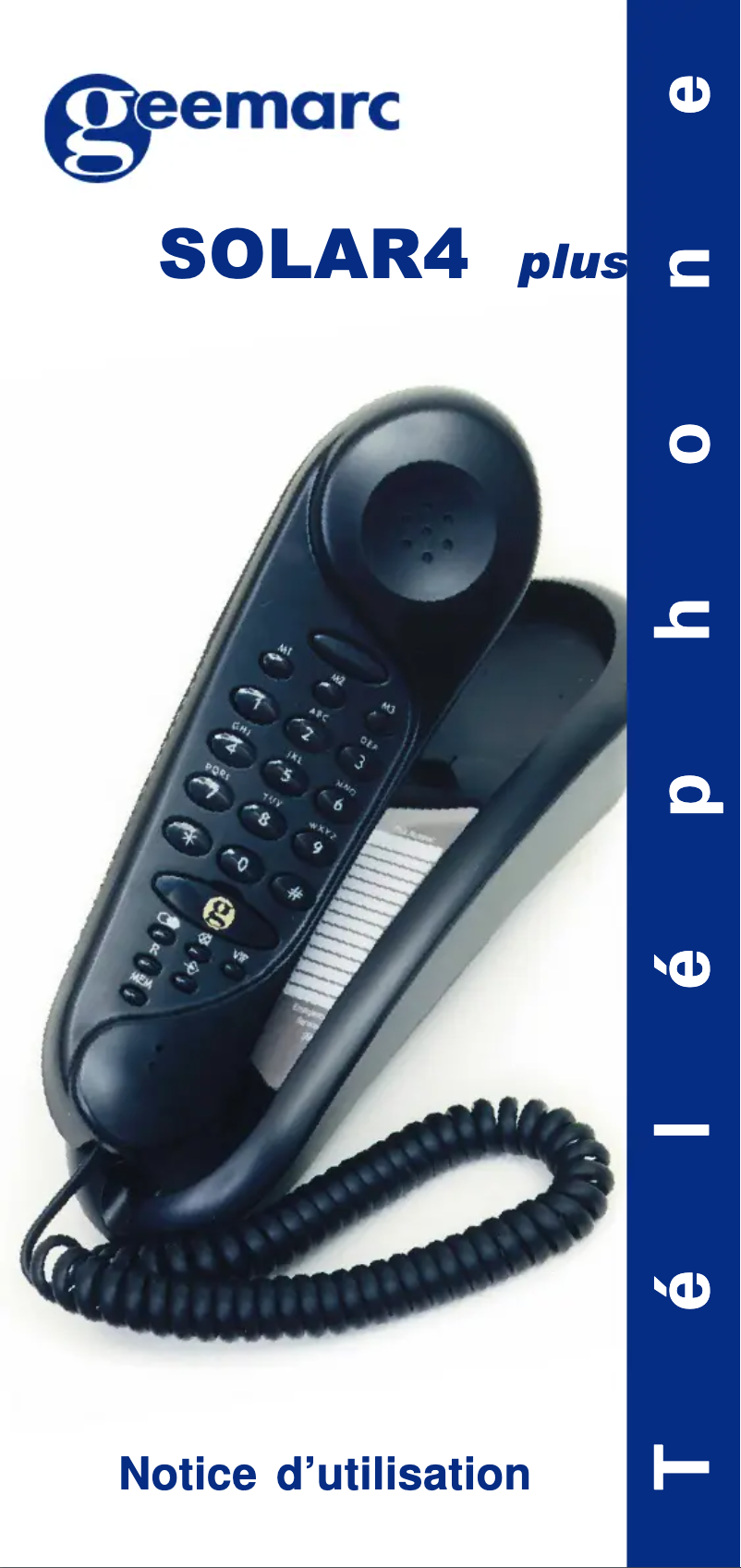 First page image of the manual for Solar4 Plus