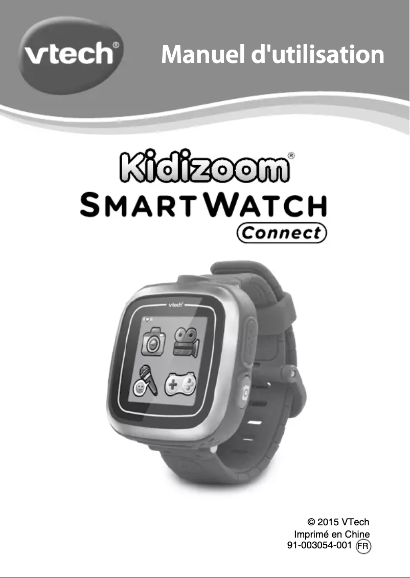 First page image of the manual for Kidizoom SmartWatch Connect