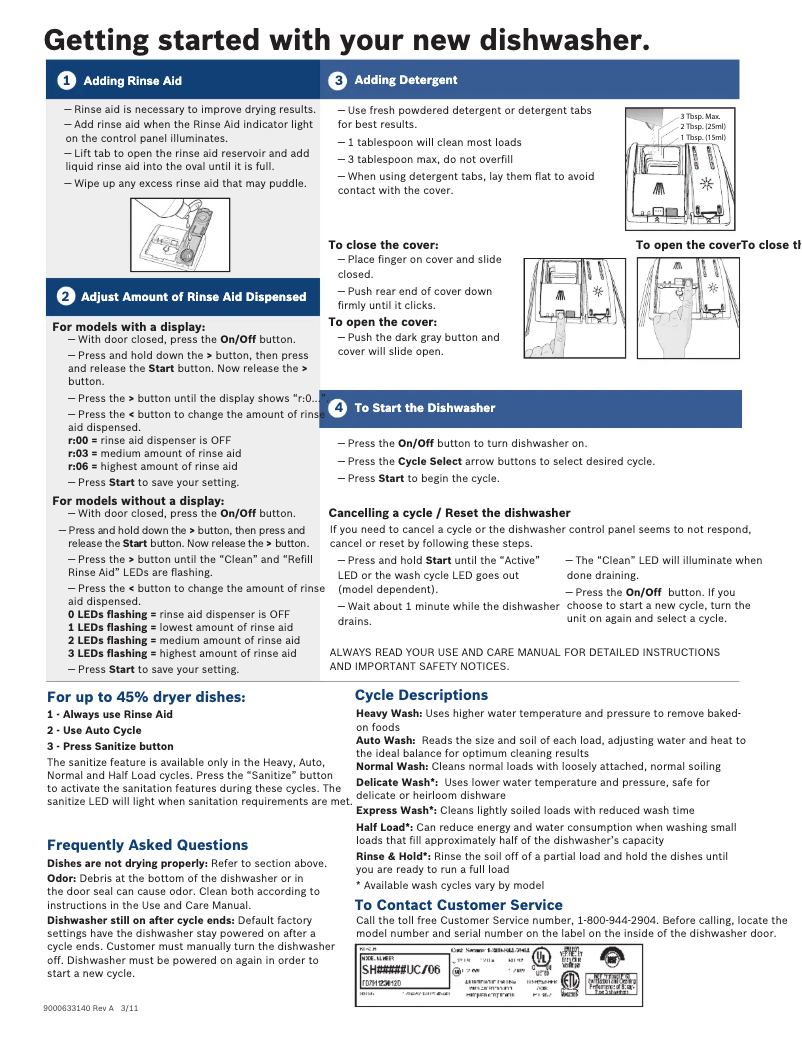 Page 1 of the manual User Manual Bosch SHX5AV5