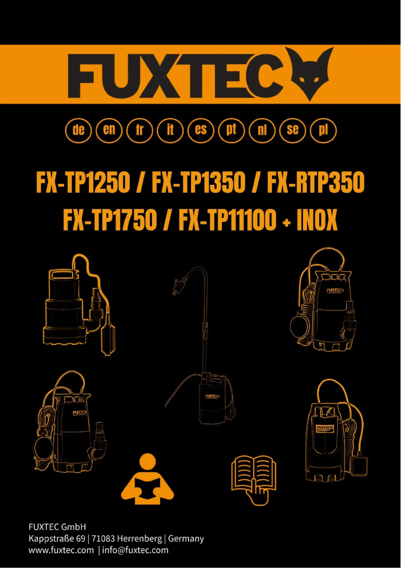Page 1 of the manual User Manual Fuxtec FX-TP1350