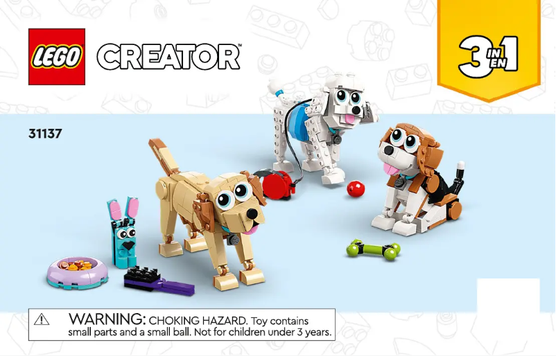 First page image of the manual for Creator 31137