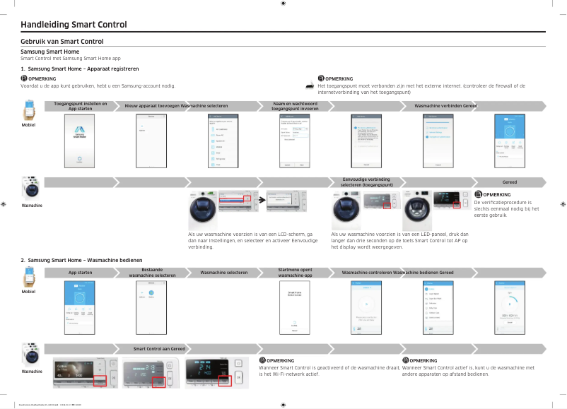 Page 1 of the manual Installation Guide Samsung WW91K6404QW
