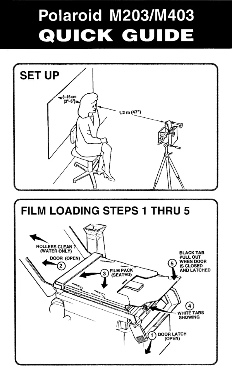 First page image of the manual for MiniPortrait 203