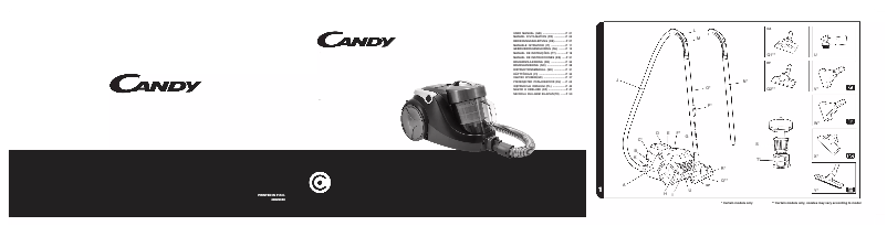 Page 1 of the manual User Manual Candy CAF10 011