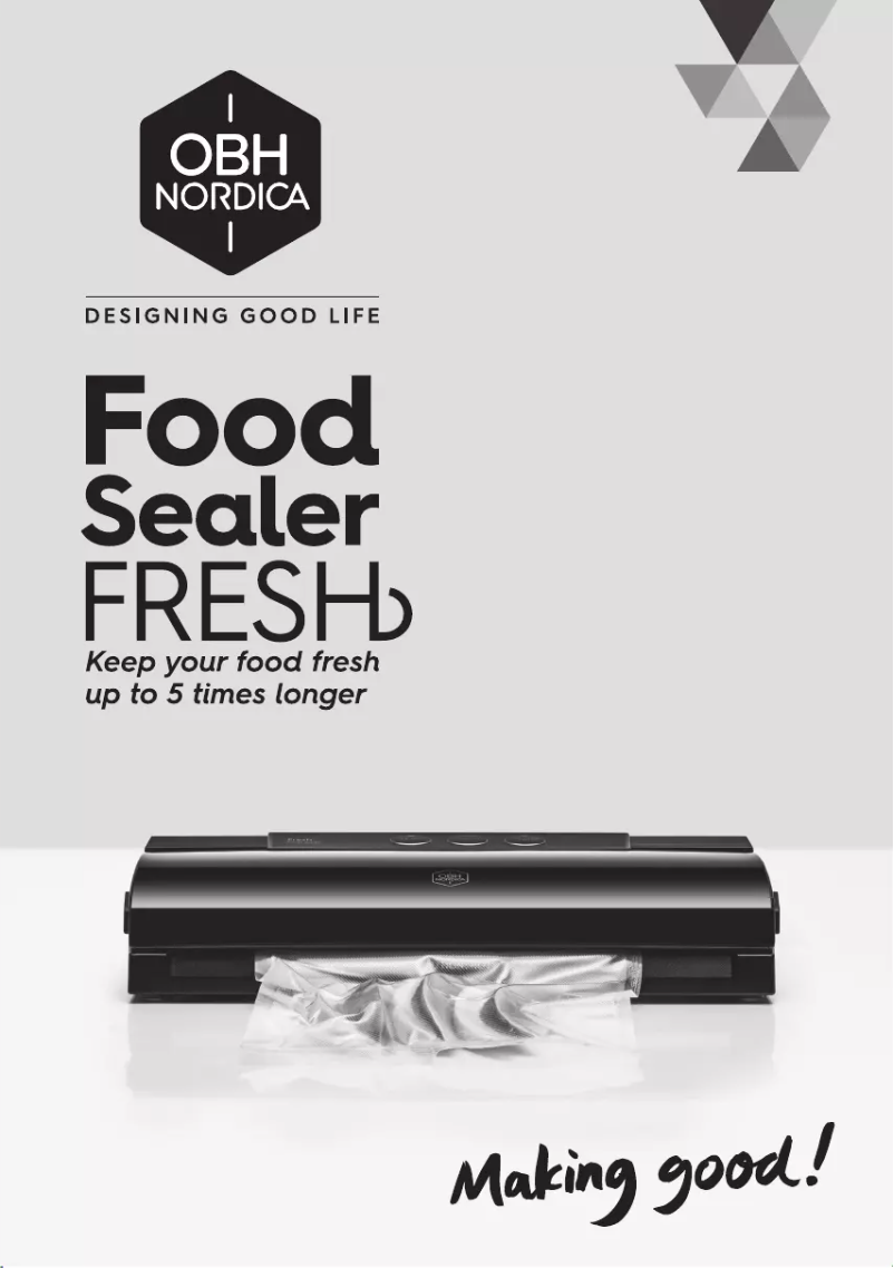 Page 1 of the manual User Manual OBH Nordica Fresh