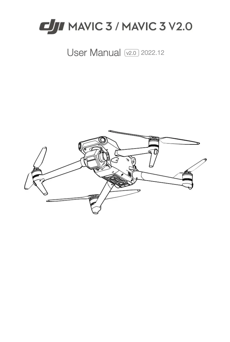 First page image of the manual for Mavic 3 V2.0