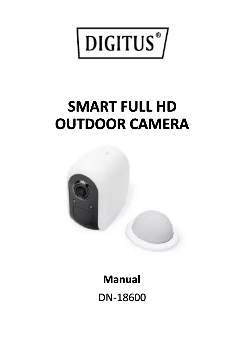 Page 1 of the manual User Manual Digitus DN-18600