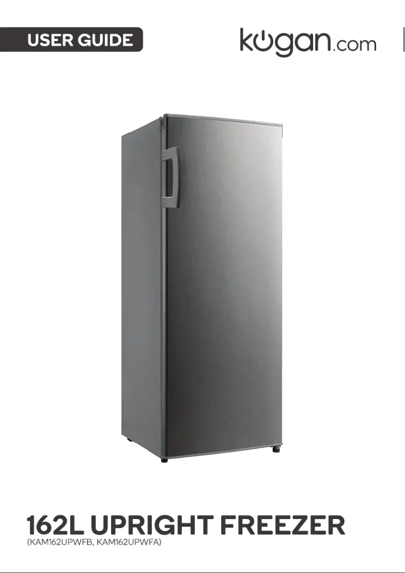 First page image of the manual for KAM162UPWFA