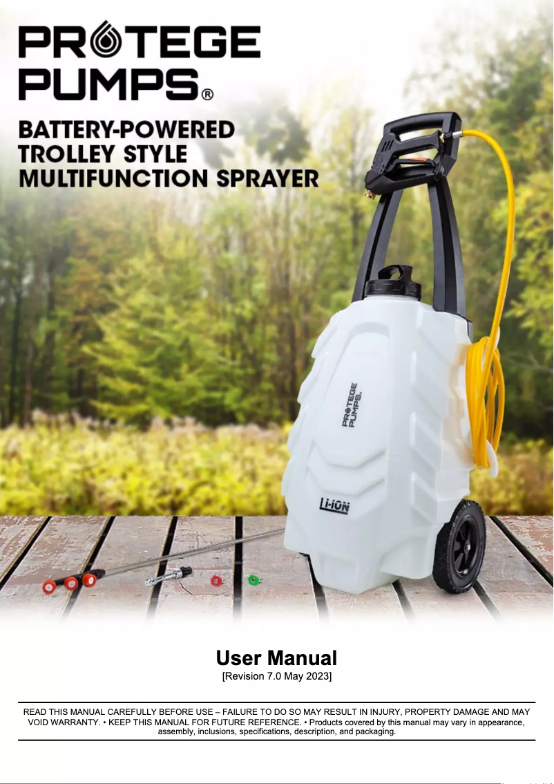 Page 1 of the manual User Manual Protege MT8