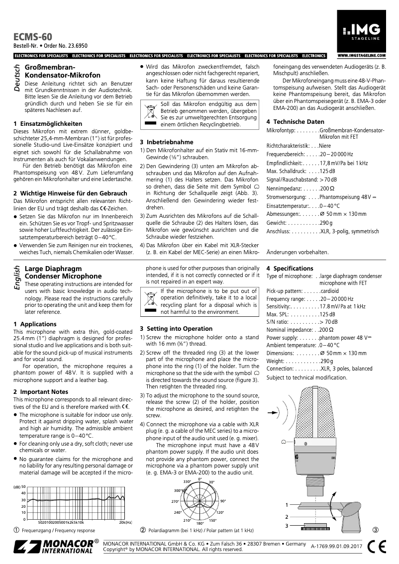 Image de la première page du manuel de l'appareil ECMS-60