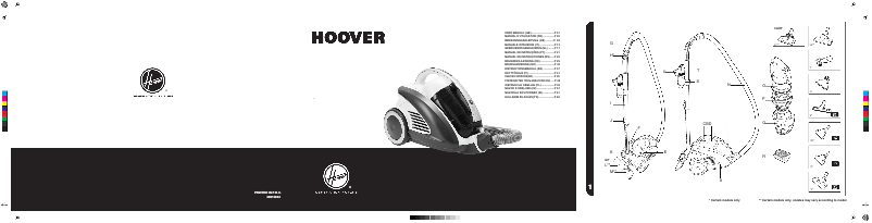 Page 1 of the manual User Manual Hoover CU71_CU10011