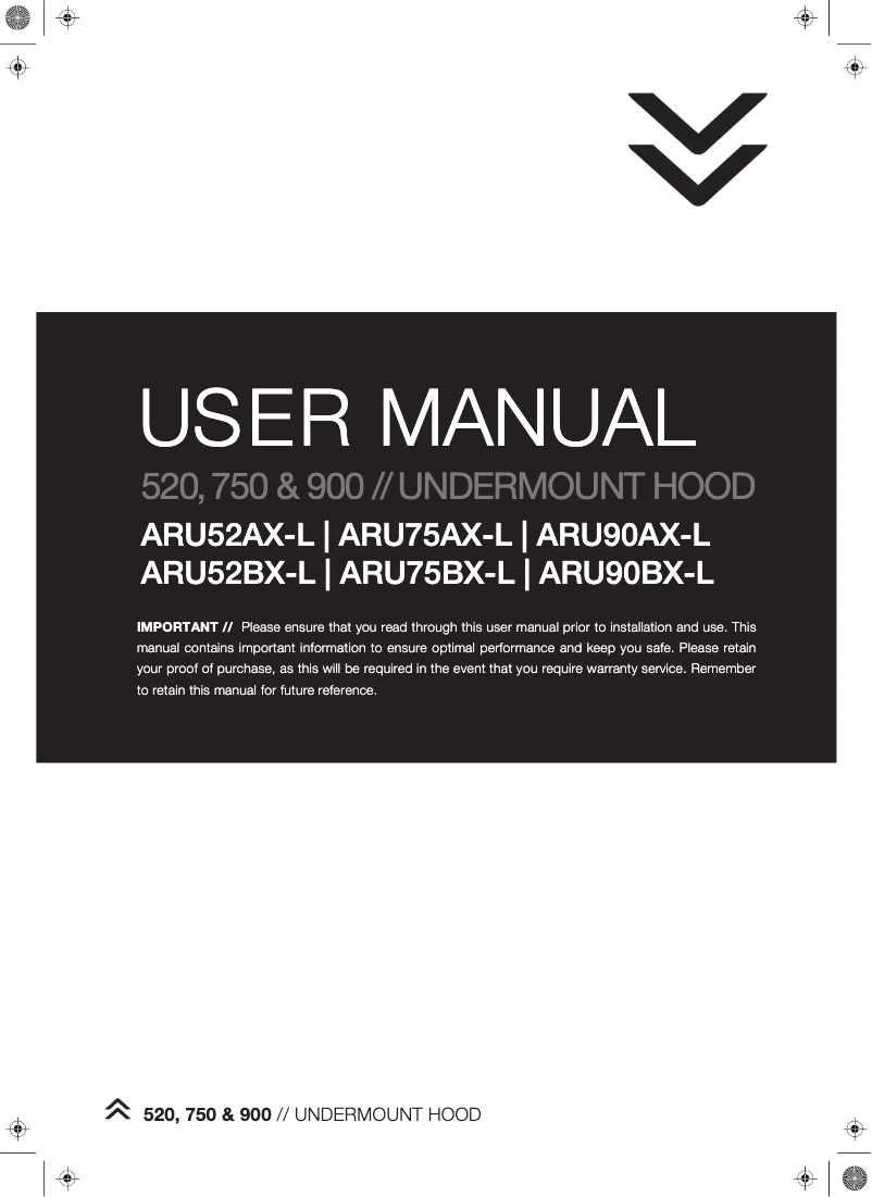 Page 1 of the manual User Manual Tisira ARU75AX-L