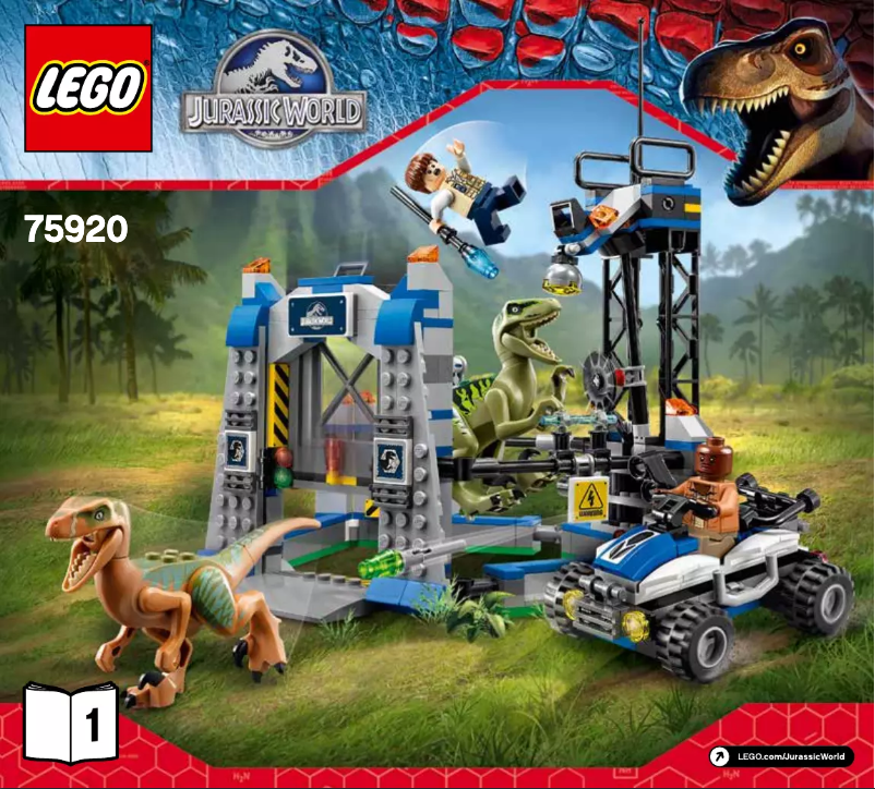 First page image of the manual for Raptor Escape