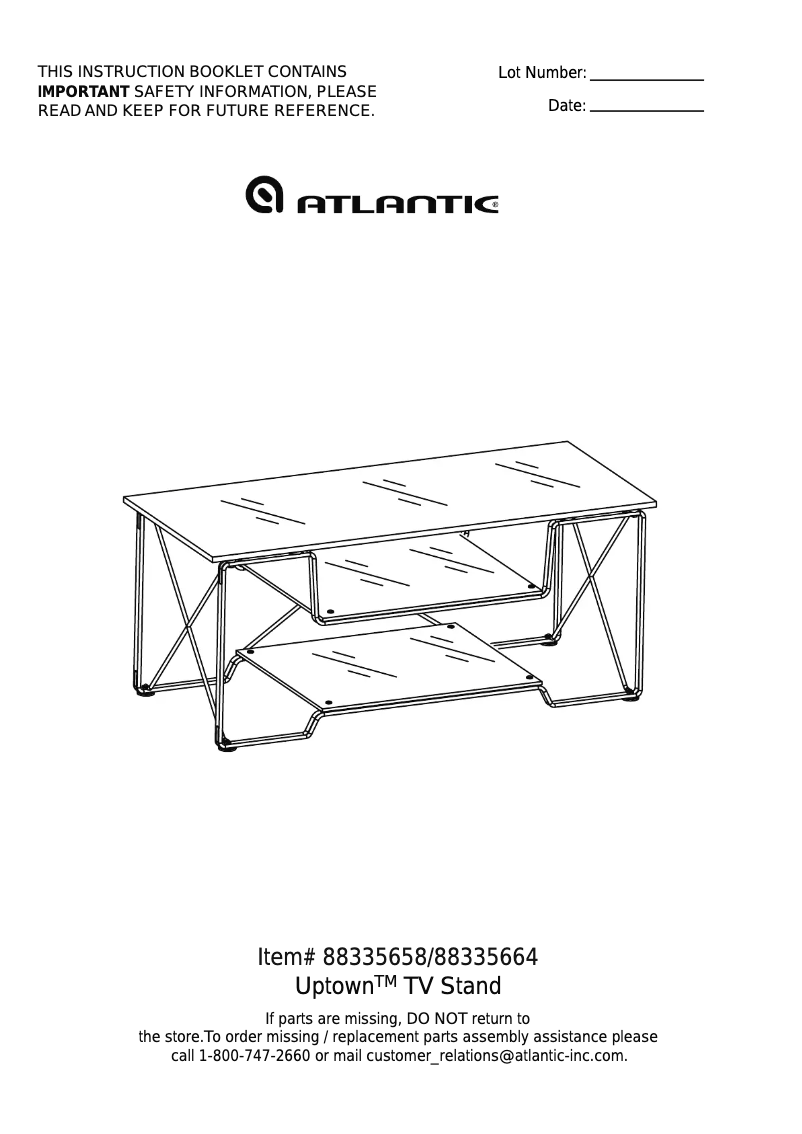 Page 1 of the manual User Manual Atlantic Uptown