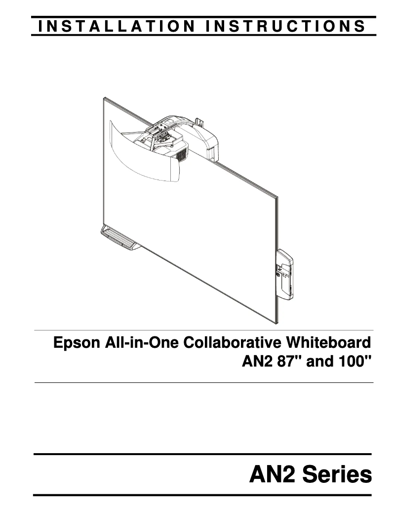 Image de la première page du manuel de l'appareil AN2WA87