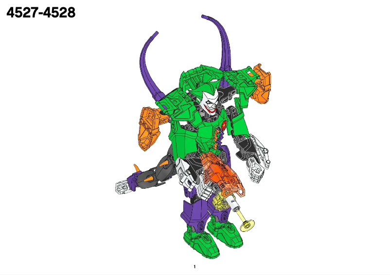 Page 1 of the manual User Manual Lego The Joker