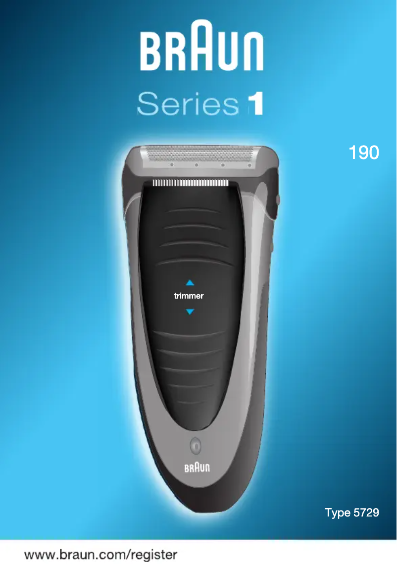 First page image of the manual for Series 1 190-1