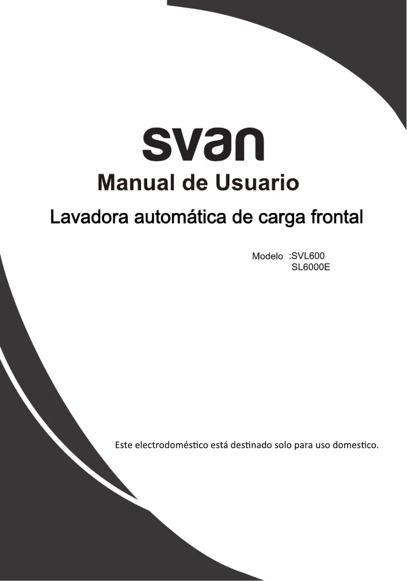 First page image of the manual for SL6000E