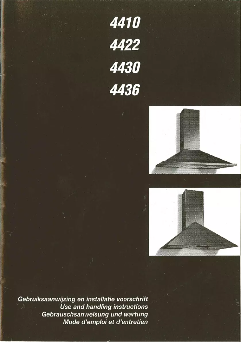 First page image of the manual for 4436c