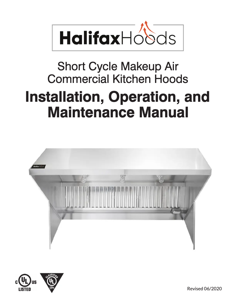 Page 1 of the manual User Manual Halifax LSCHP1048