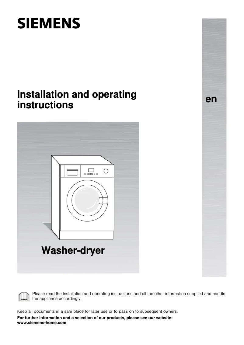 First page image of the manual for WK14D540GB