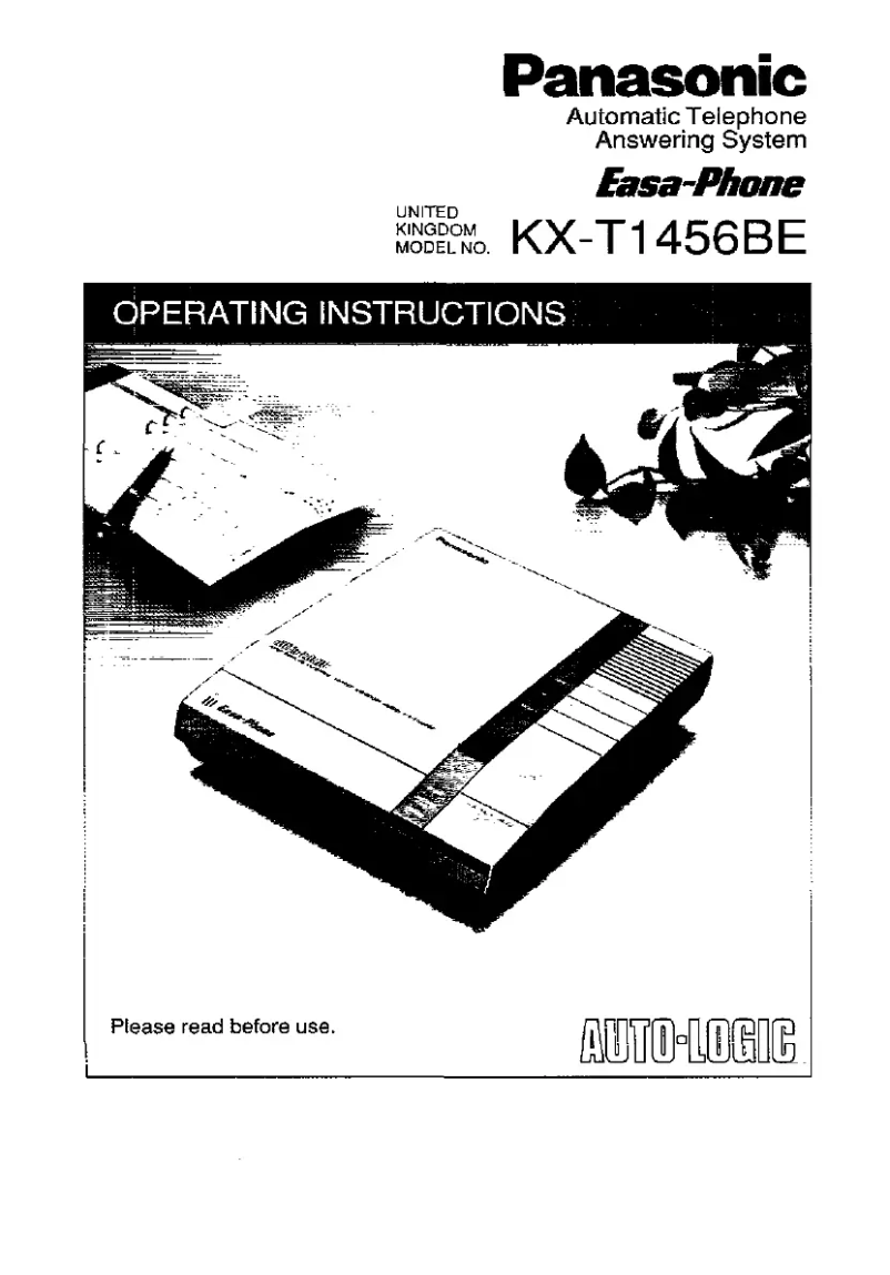 First page image of the manual for KX-T1456BE