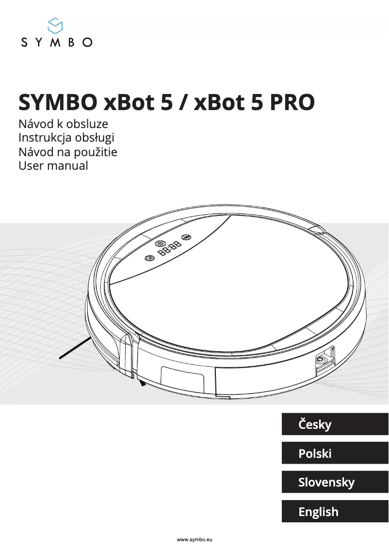 Page 1 of the manual User Manual Symbo xBot 5