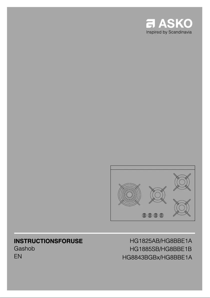 First page image of the manual for HG8843BGB1