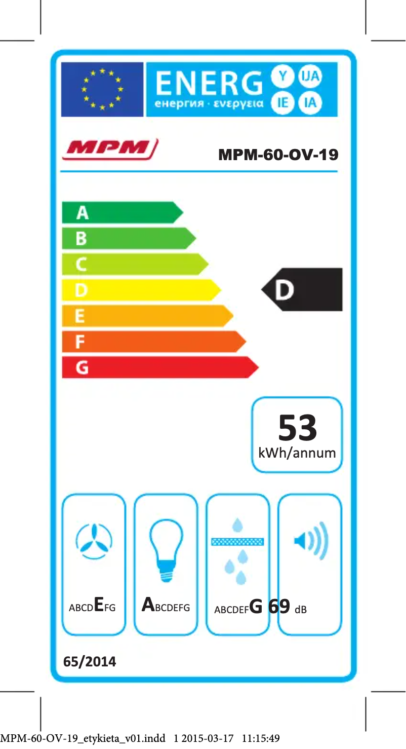 Page 1 of the manual User Manual MPM MPM-60-OV-19N