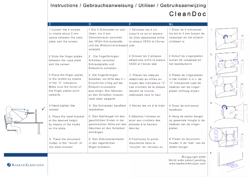 Page 1 of the manual User Manual BakkerElkhuizen CleanDoc 440