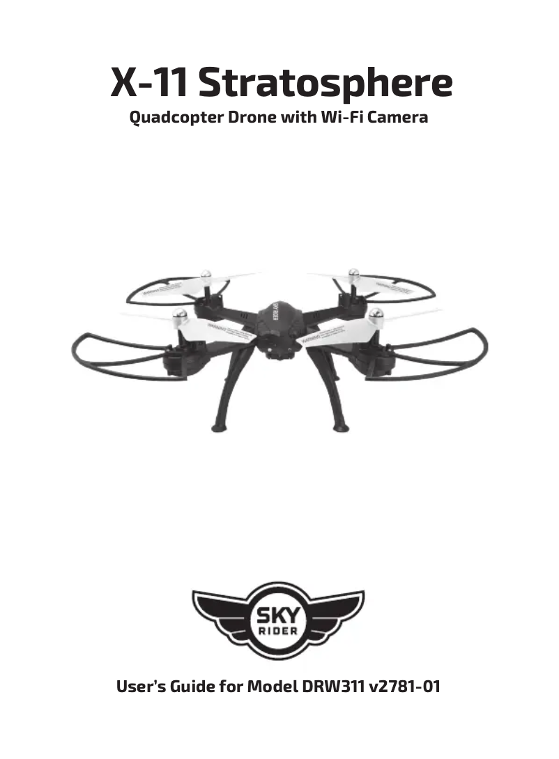 First page image of the manual for DRW311