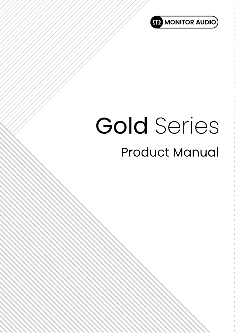 Page 1 of the manual User Manual Monitor Audio Platinum C250 3G