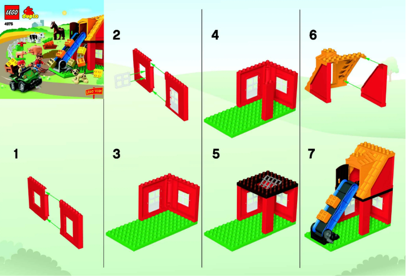 First page image of the manual for DUPLO Bauernhof Value Pack