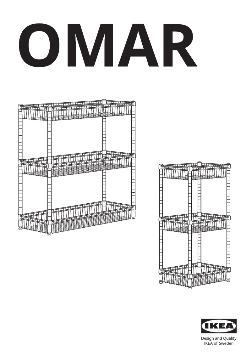 Page 1 of the manual User Manual Ikea OMAR 804.830.75