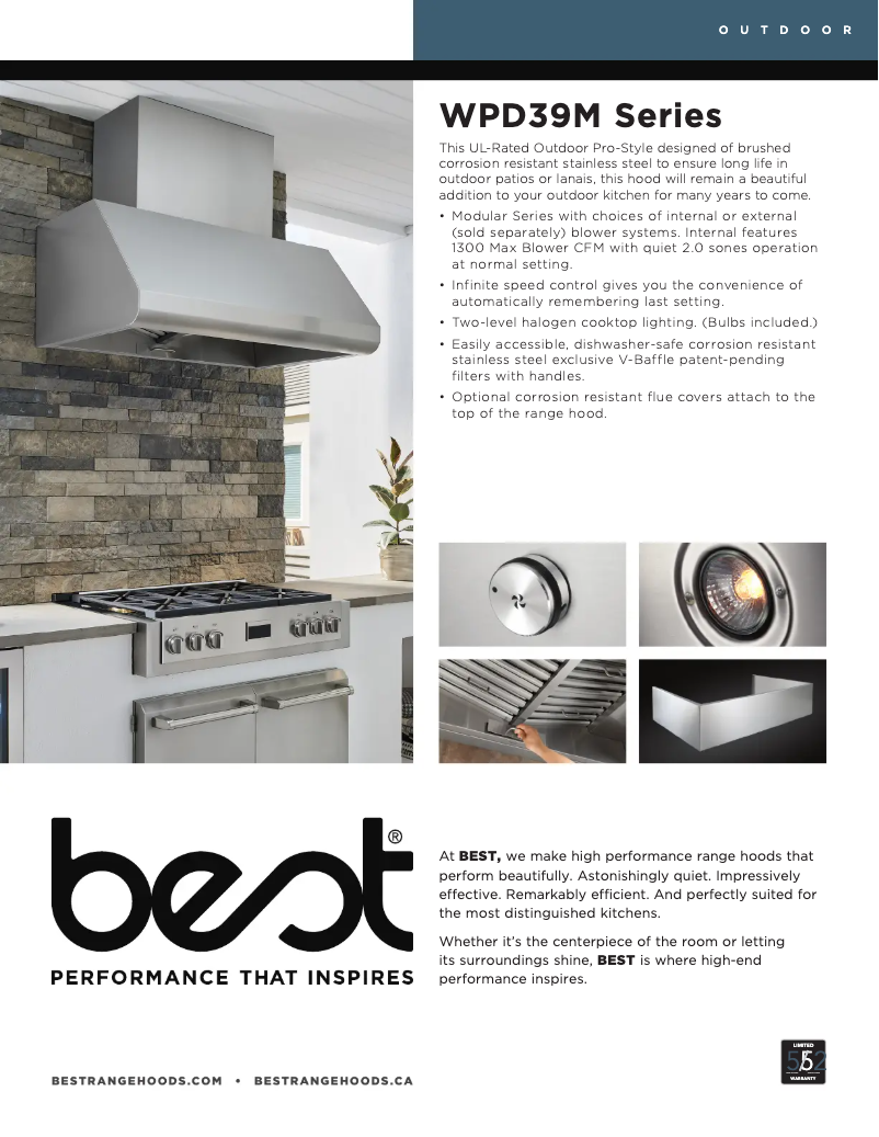 First page image of the manual for Emperor WPD39M48SB