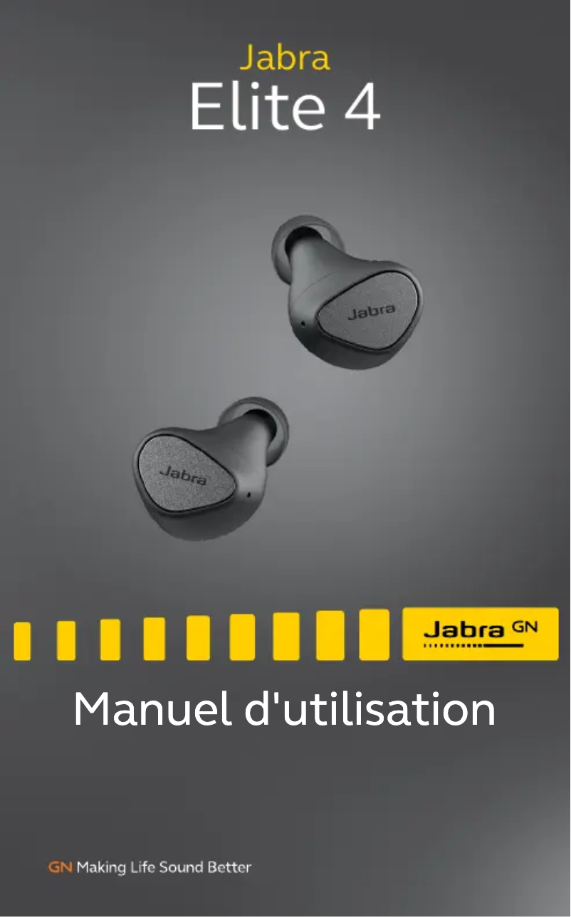 Page 1 of the manual User Manual Jabra Elite 4