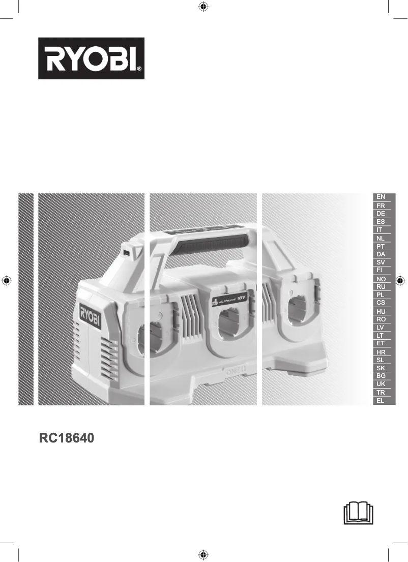 Page 1 of the manual User Manual RYOBI RC18640
