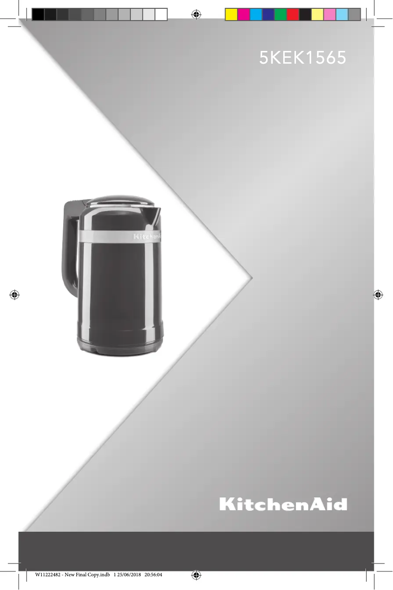 Page 1 of the manual User Manual KitchenAid 5KEK1565