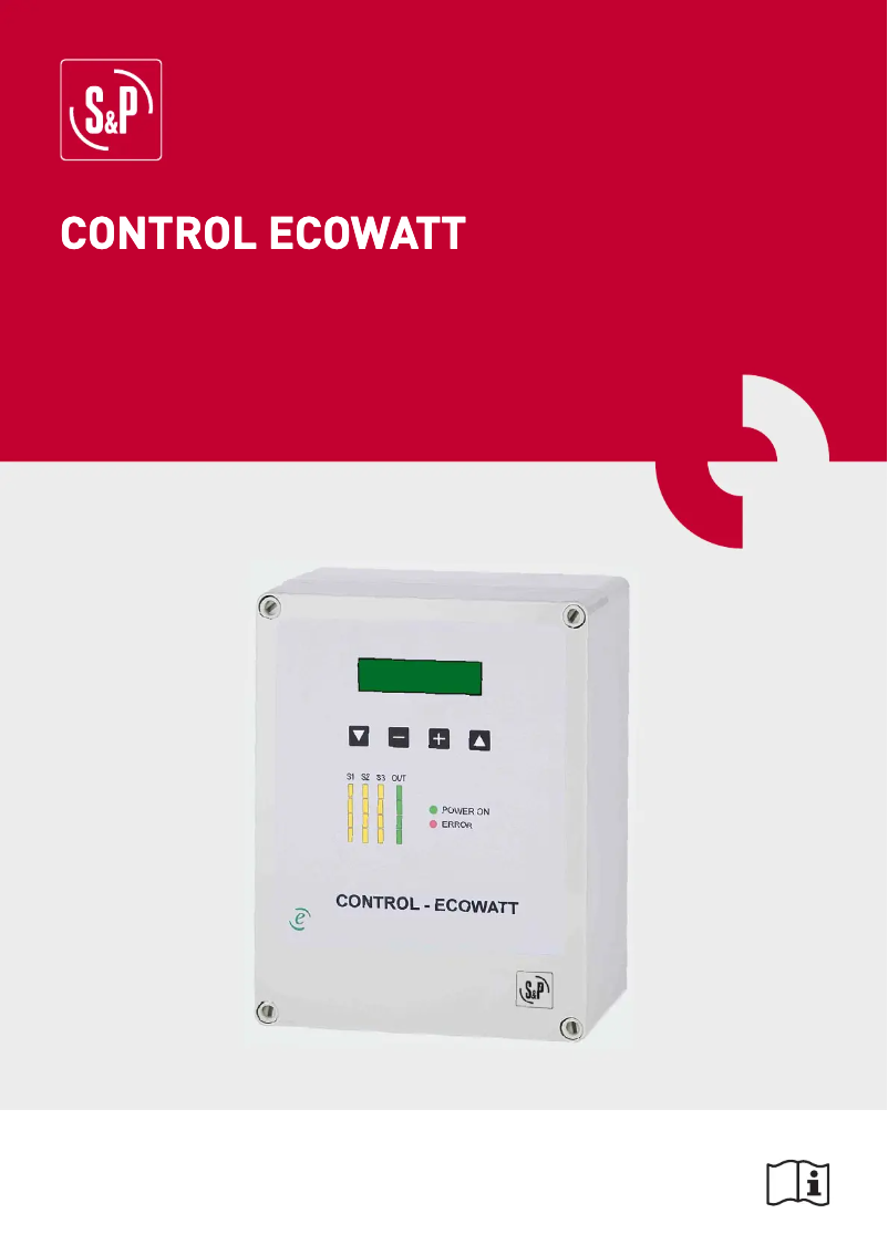 First page image of the manual for Control ECOWATT