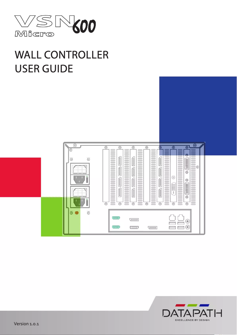 First page image of the manual for VSNMicro 600
