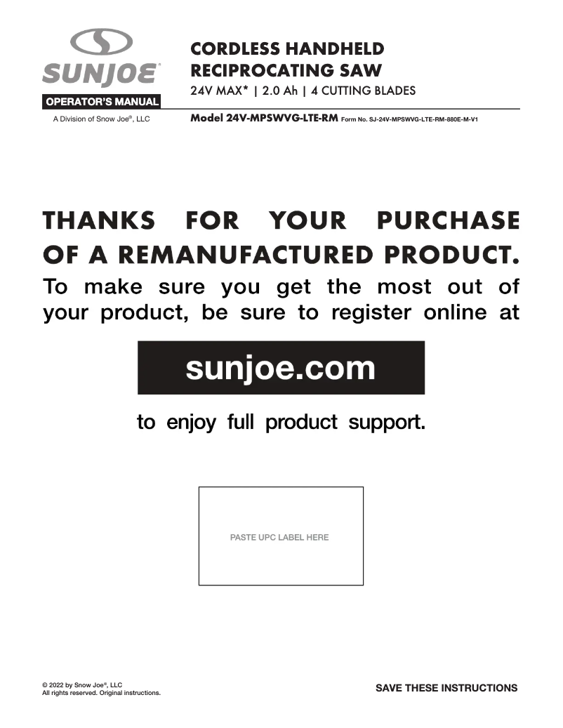 First page image of the manual for 24V-MPSWVG-LTE-SJG-RM