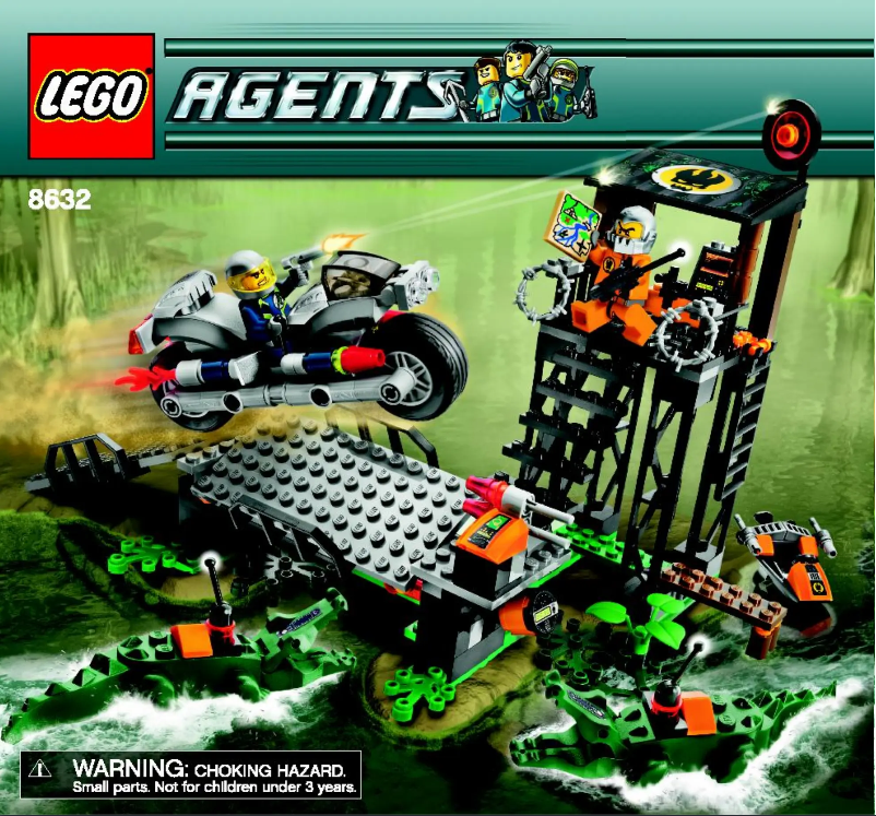 Page 1 of the manual User Manual Lego Agents 8632