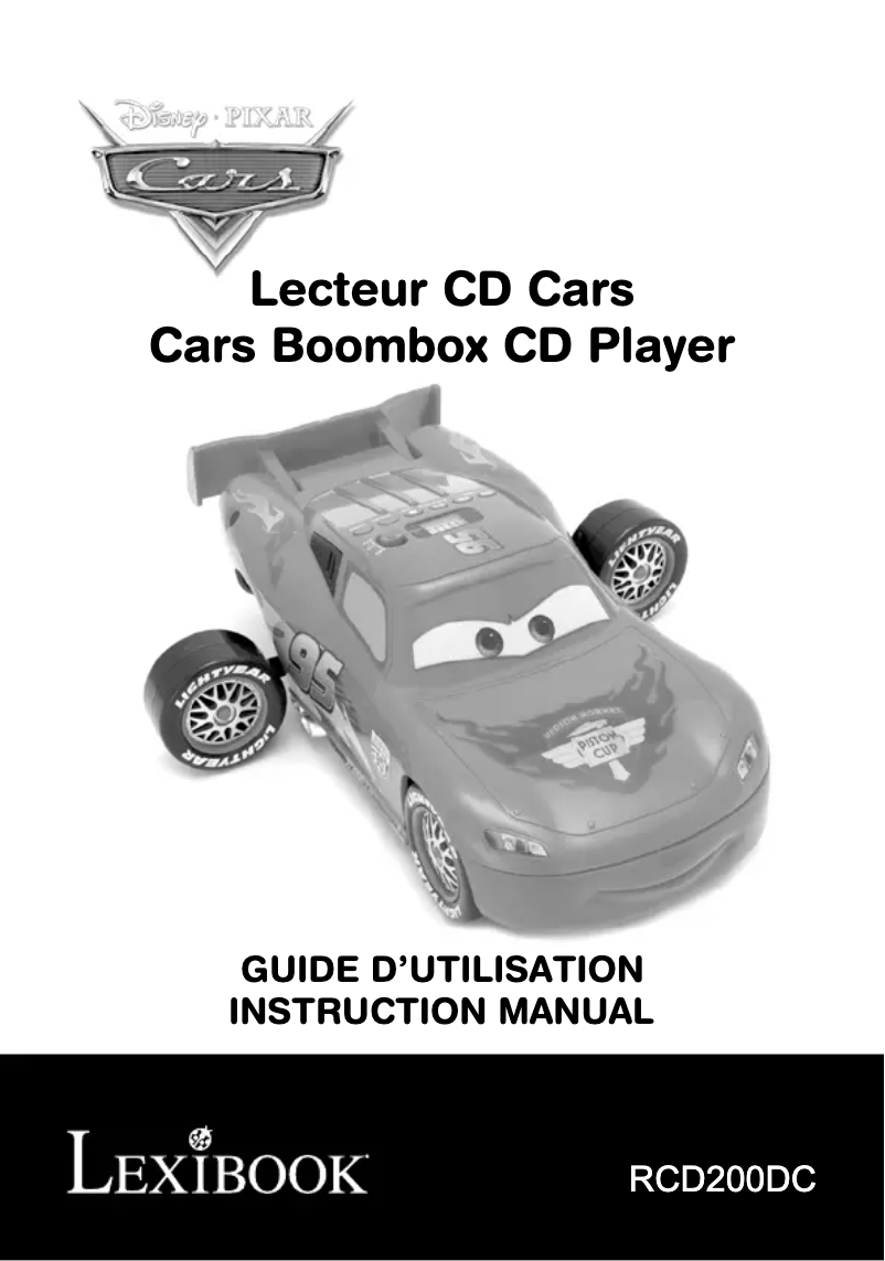 First page image of the manual for RCD200DC