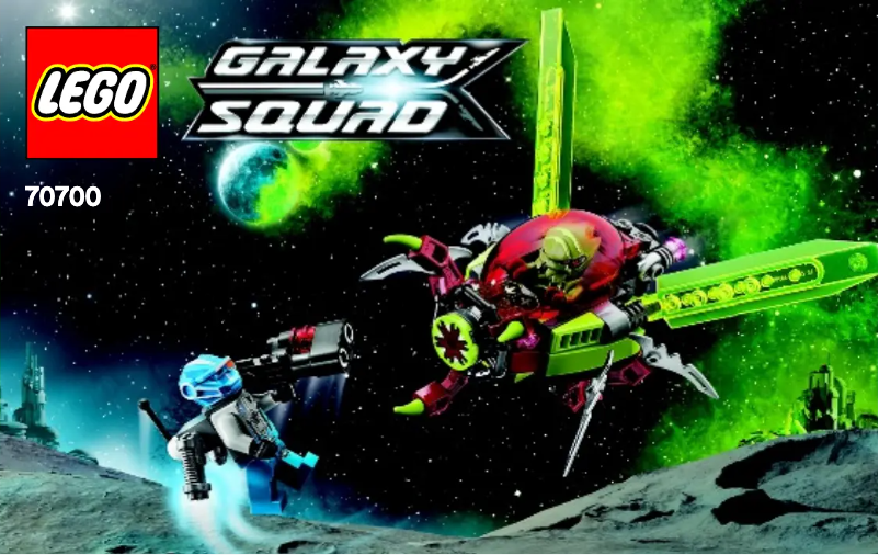 Page 1 of the manual User Manual Lego Galaxy Squad 70700