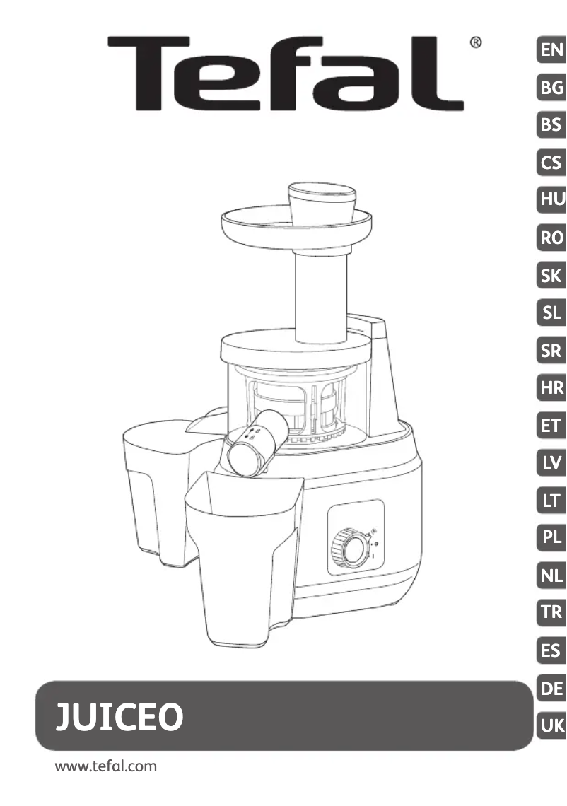 First page image of the manual for Juiceo ZC1508