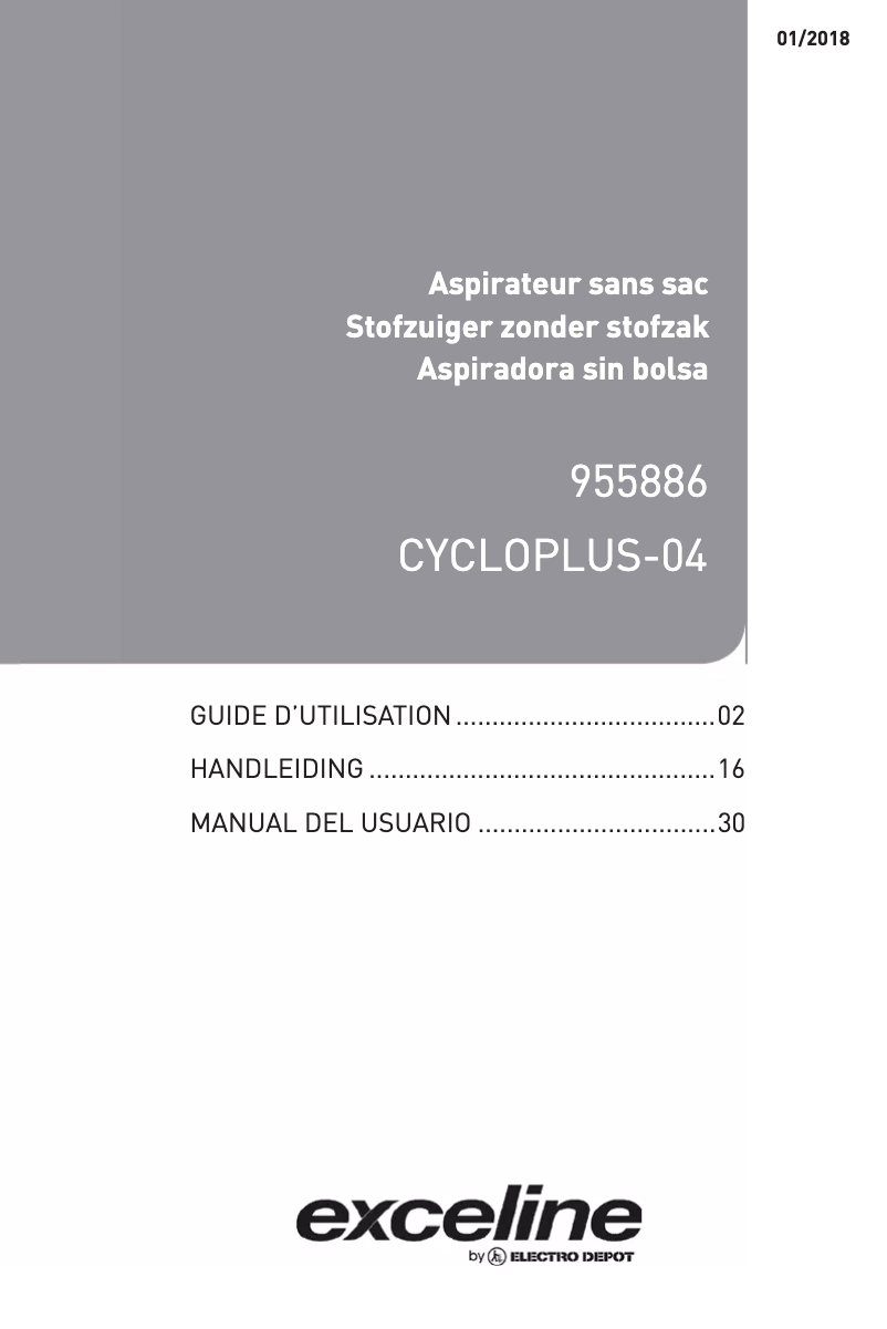 First page image of the manual for CYCLOPLUS-04