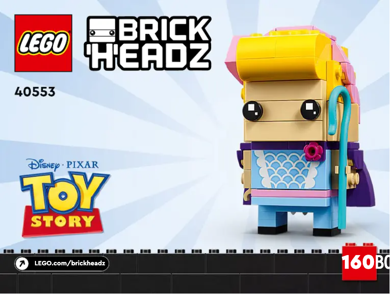 Page 1 of the manual User Manual Lego Brickheadz 40553